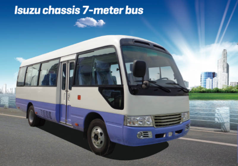 7m Diesel bus with Isuzu Chassis (3815mm Wheelbase)